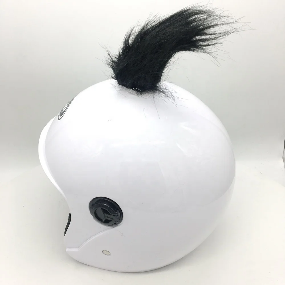 New Motorcycle Bicycle Sport Leopard Helmet horns cover with Sticky Hook & Loop Fastener Adhesive