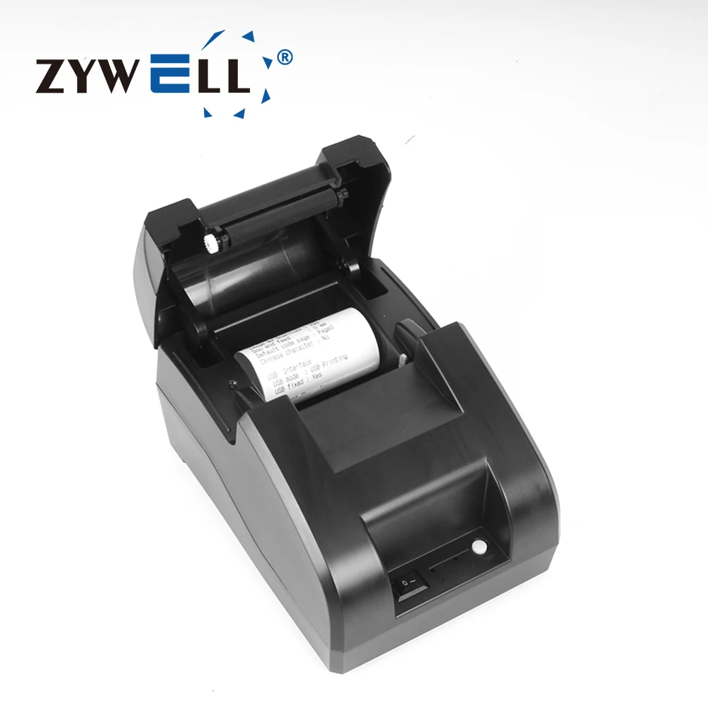 ZYWELL impresora trmica computer mobile phone usb bluetooth 58mm thermal pos receipt printer