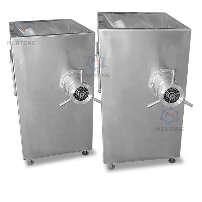 Automatic Industrial Frozen Meat Cutter Grinder