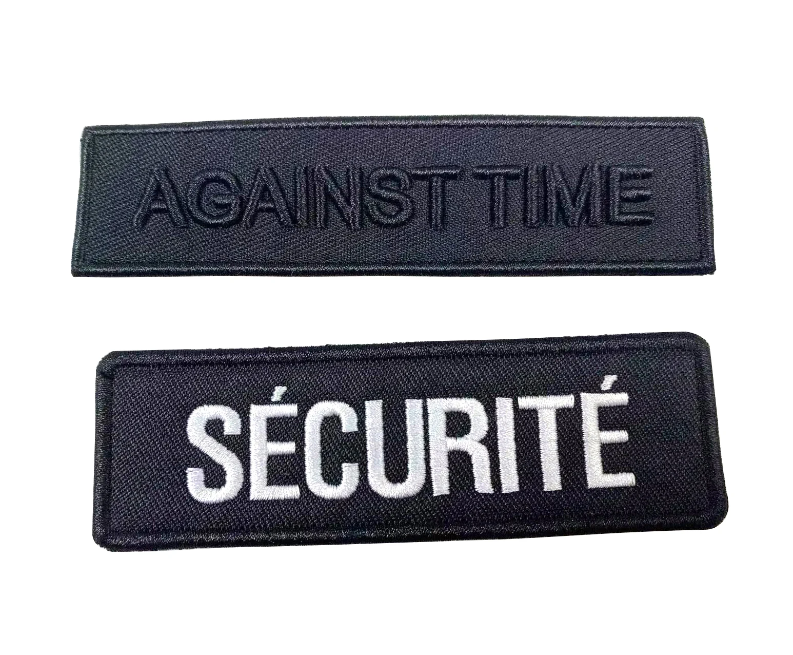 Factory supplier cheap custom wholesales keychain double sides embroidered patches Iron On Embroidery