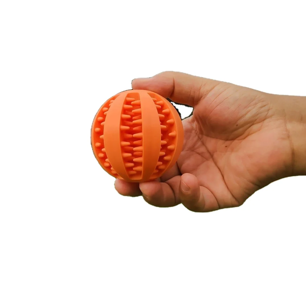 Food Treat Feeder Chew Tooth for Pet Dogs Puppy Cat Nontoxic Bite Resistant Toy Ball Dog Toy Ball