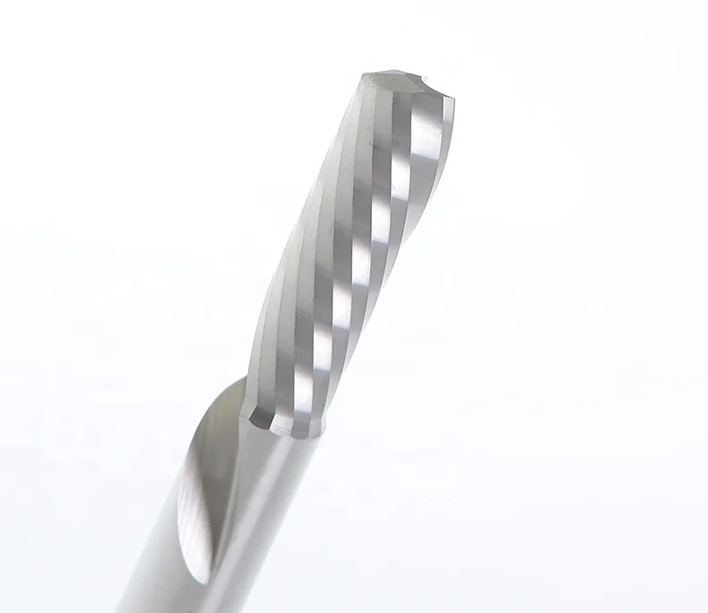 HUANA factory direct selling CNC single flute HN3A-LH Solid Carbide Single-edged Left Helical Milling Cutter