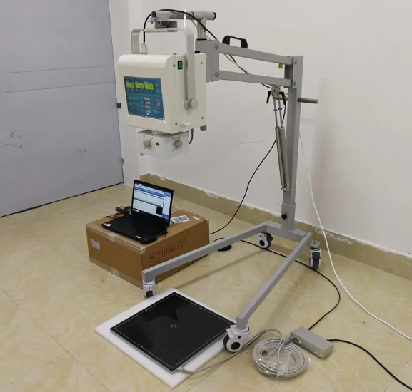  Медицинское оборудование цифровая портативная рентгеновская машина Мобильная ветеринарная по хорошей