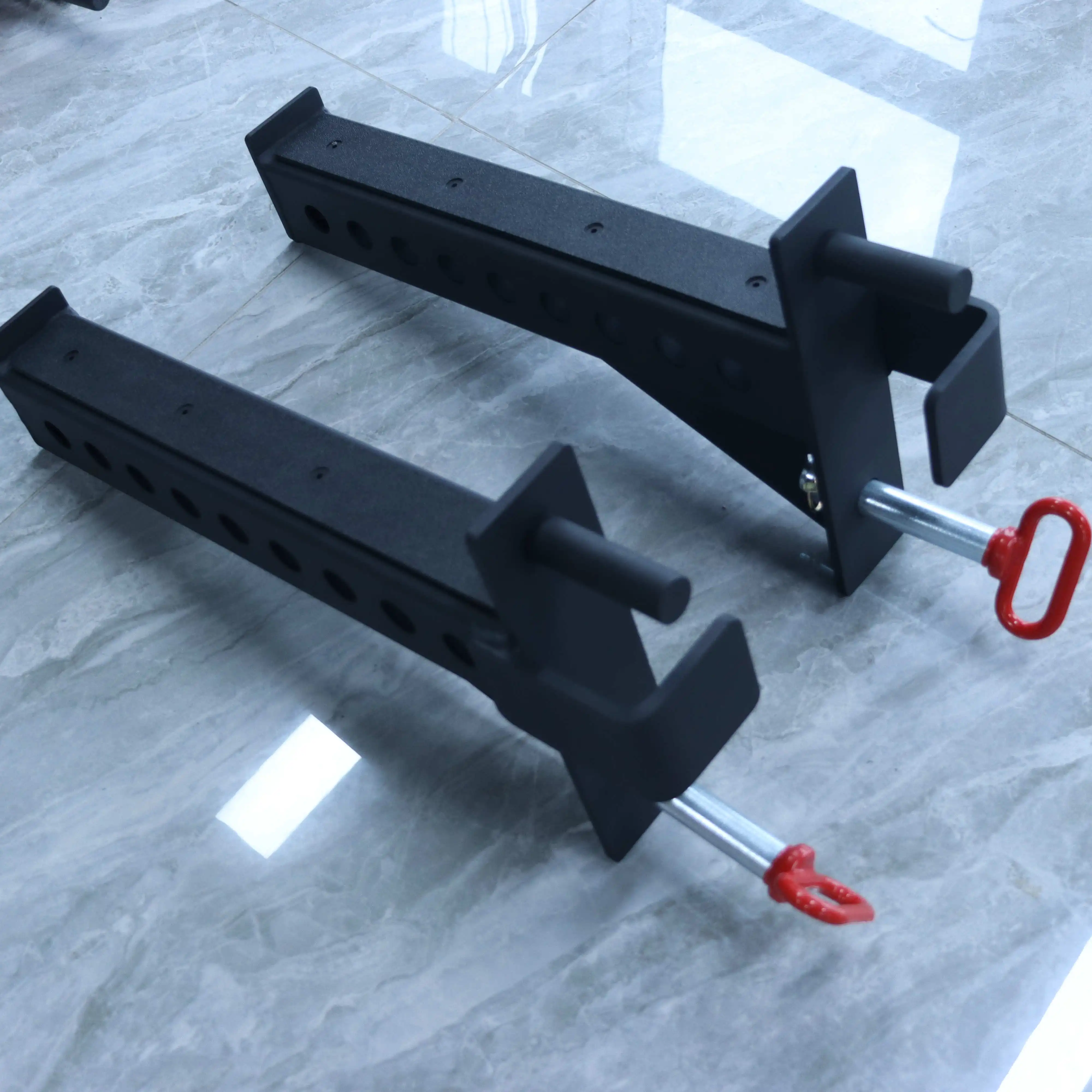 Weightlifting  protection bar squat rack safety arm multi functional training rack accessories long arm safety bar