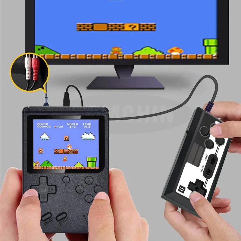 Оптовая продажа с фабрики ретро портативная игровая консоль для мальчиков X 8 bit TV