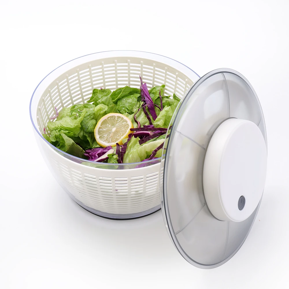 Hot Sale Multifunctional Electric Salad Spinner and Onion Chopper Kitchen Plastic Blade Vegetable Tools with Bowl