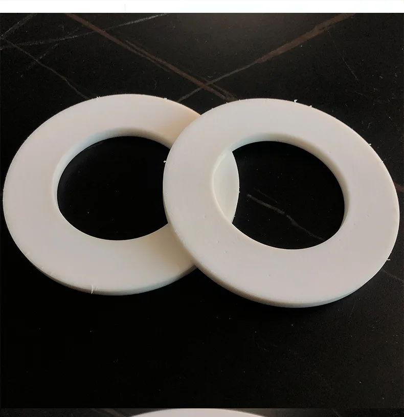 Manufacturing Custom 2mm Diameter Flat Round O ring Rubber Seal Washer White PU Mat Polyurethane Buffer Rubber Gasket