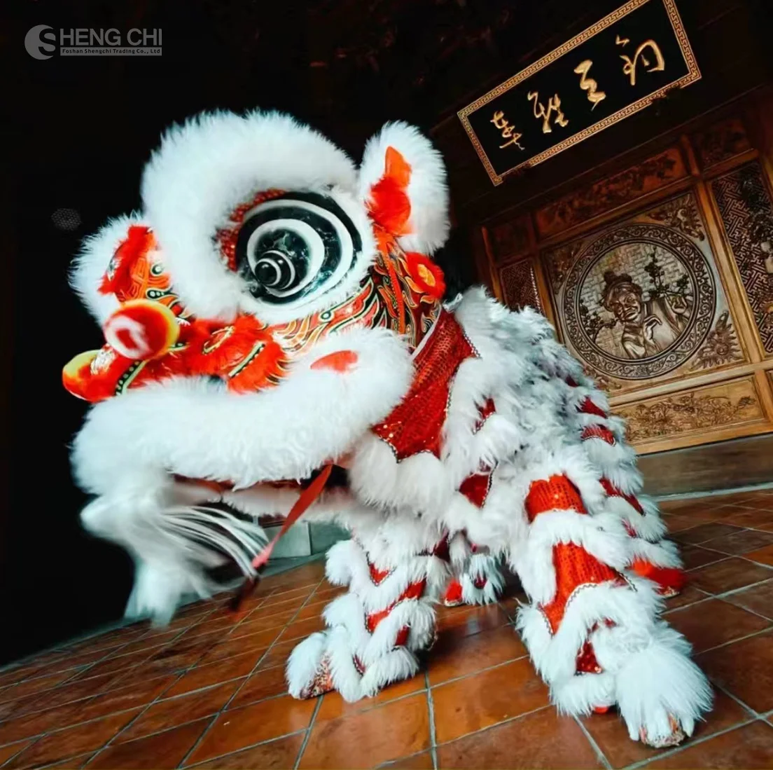 Adult lion Dance Costume Chinese New Year Celebration Mascot Intangible Cultural Heritage lion Dance Performance Costume