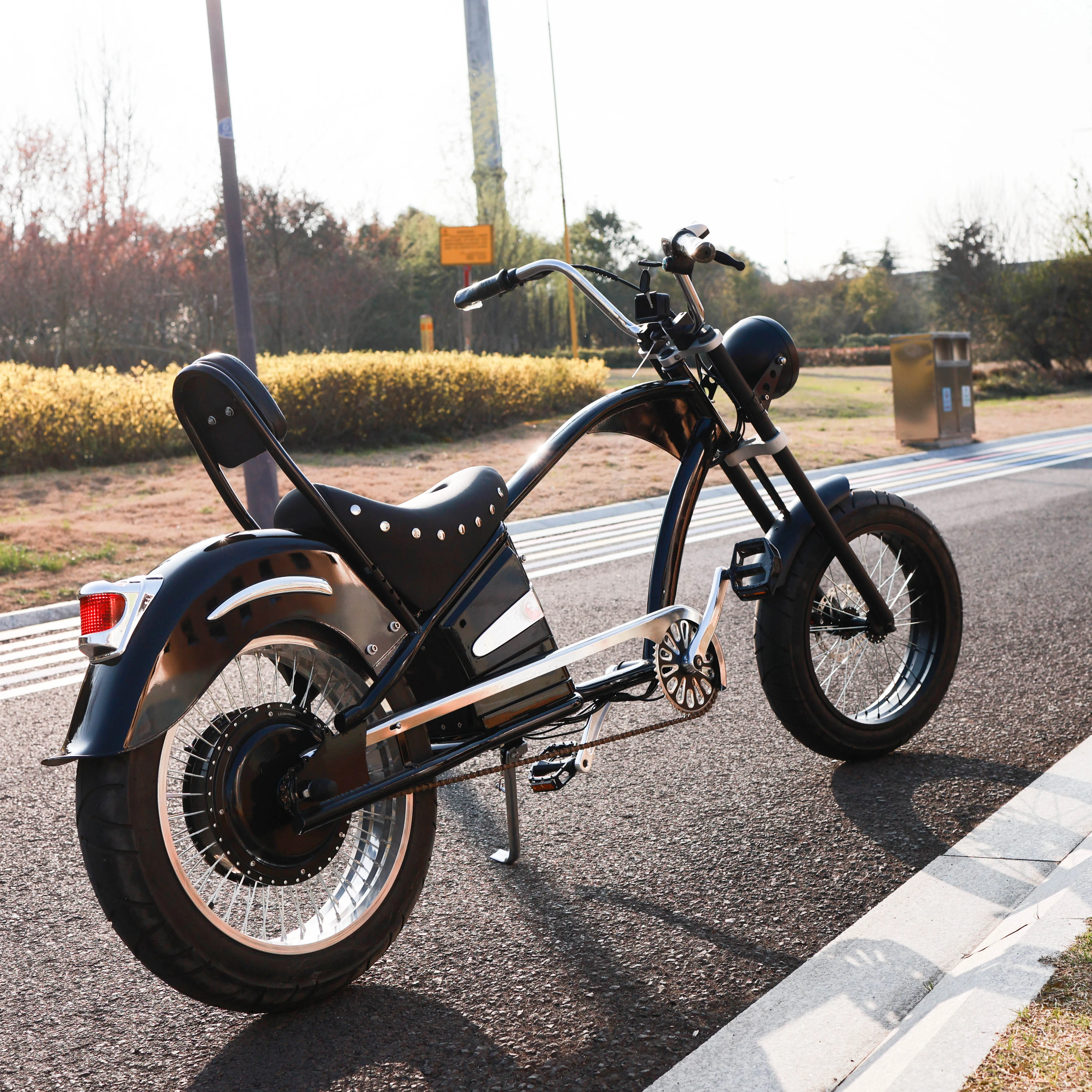 fat tire electric mountain e bike hidden battery ebike 48V chopper bike