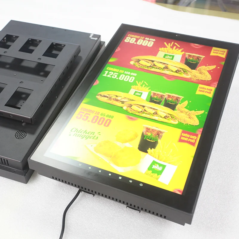 Outdoor 21.5 Inch Aluminum housing IP65 Touch Screen Monitor Wall Mount Embedded Touch Monitor for Kiosk