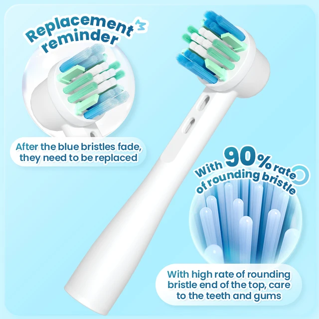 Rotating Brush Head Replacement Electrical Toothbrush Heads For Electric Toothbrush