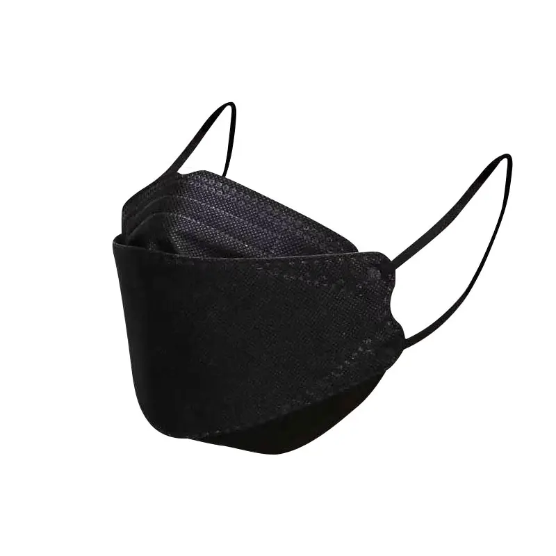 Производители Fengle, оптовая продажа, черная цветная одноразовая 3d Защитная 4-слойная маска в форме рыбы kf94mask