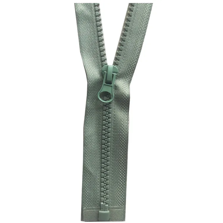Manufacturer Wholesale 5# resin Zipper Long Chain High Quality Auto Lock Open-end Sustainable zipper For Garment