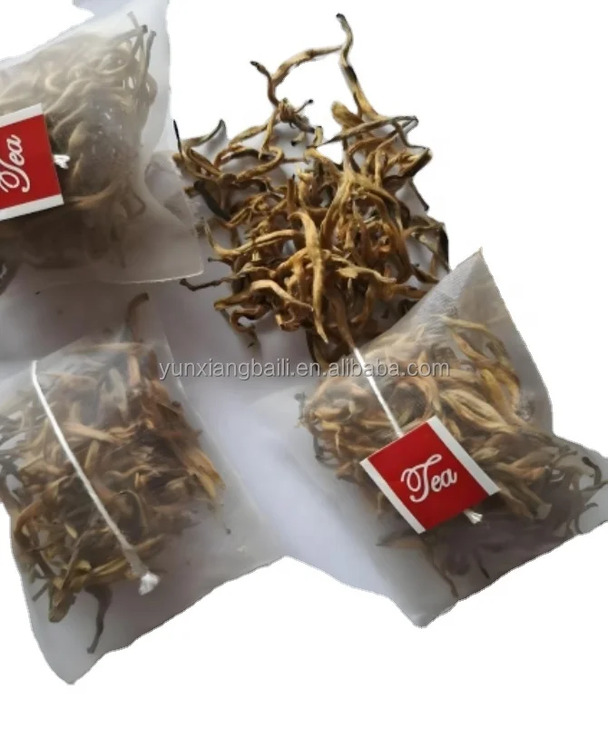 High Quality Wholesale Price beautify and slimming Organic Black bagTea  from China  Fermented Health golden silk  Tea