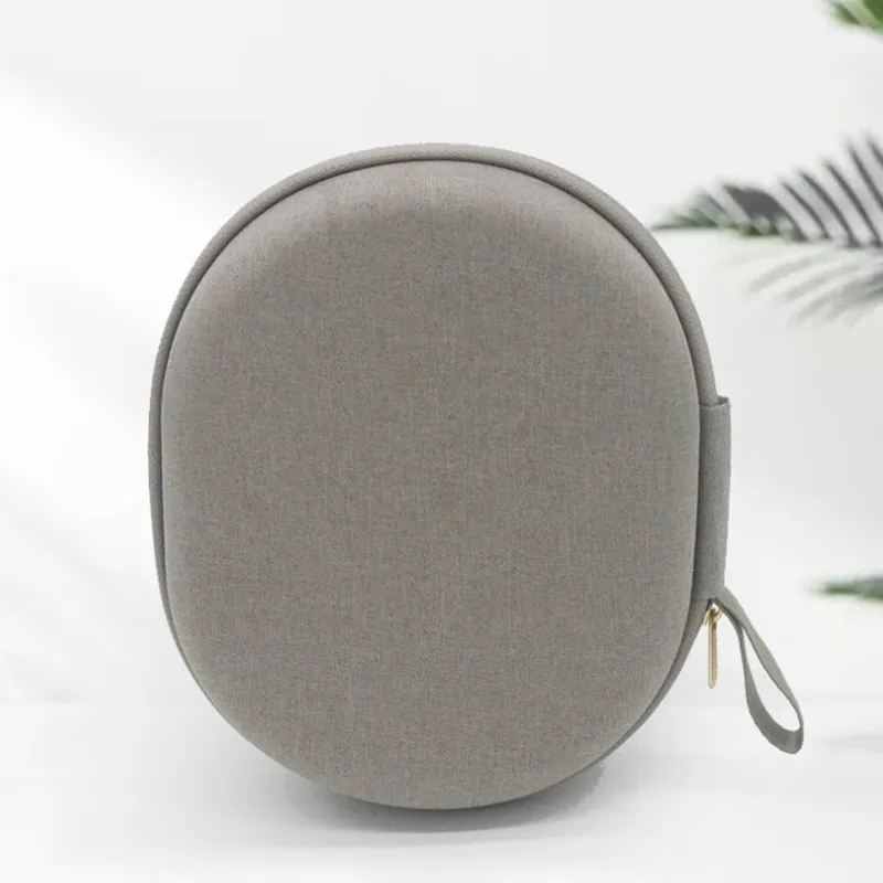 Customized Design for Headphone Storage Protective Case Travel Headphone Case Portable with Hand Strap Zipper Mesh Case
