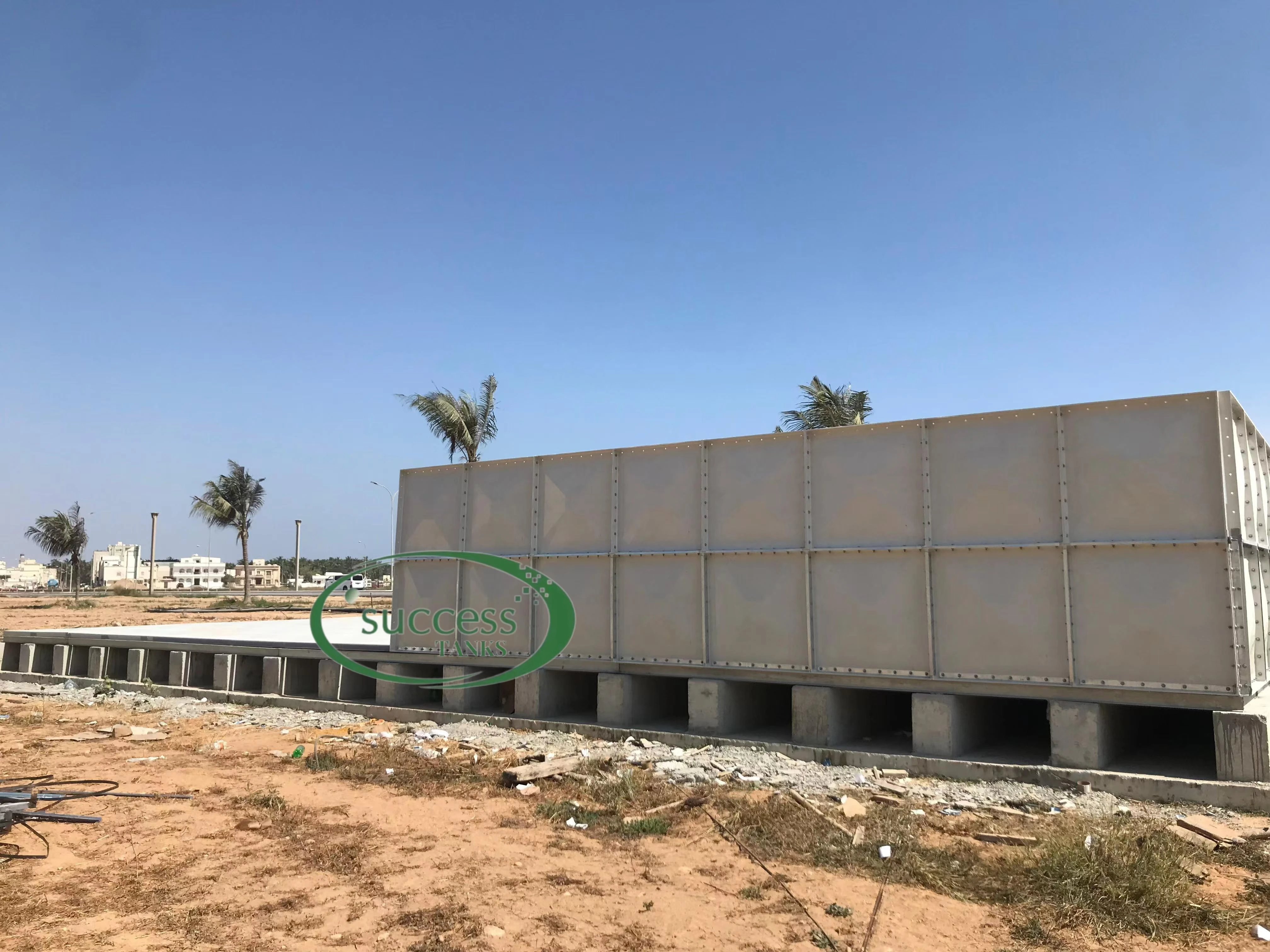 WRAS ISO Certification  popular grp frp water storage tank for drinking/raining/cooling  water