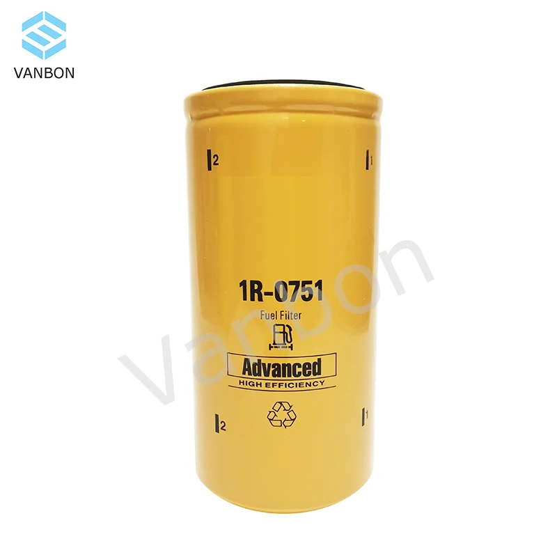 1R-0751 306-9199 364-5287 Advanced High Efficiency Fuel Filter For Cat C7 C9 120K 320D M325B 950G D6N