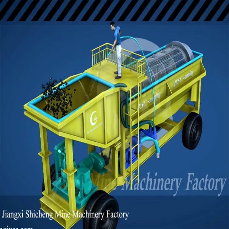 Leizhan Alluvial Mining Equipment Rotary Filter Gypsum Drum  Aggregate Grain Mineral Trommel Drum Screen