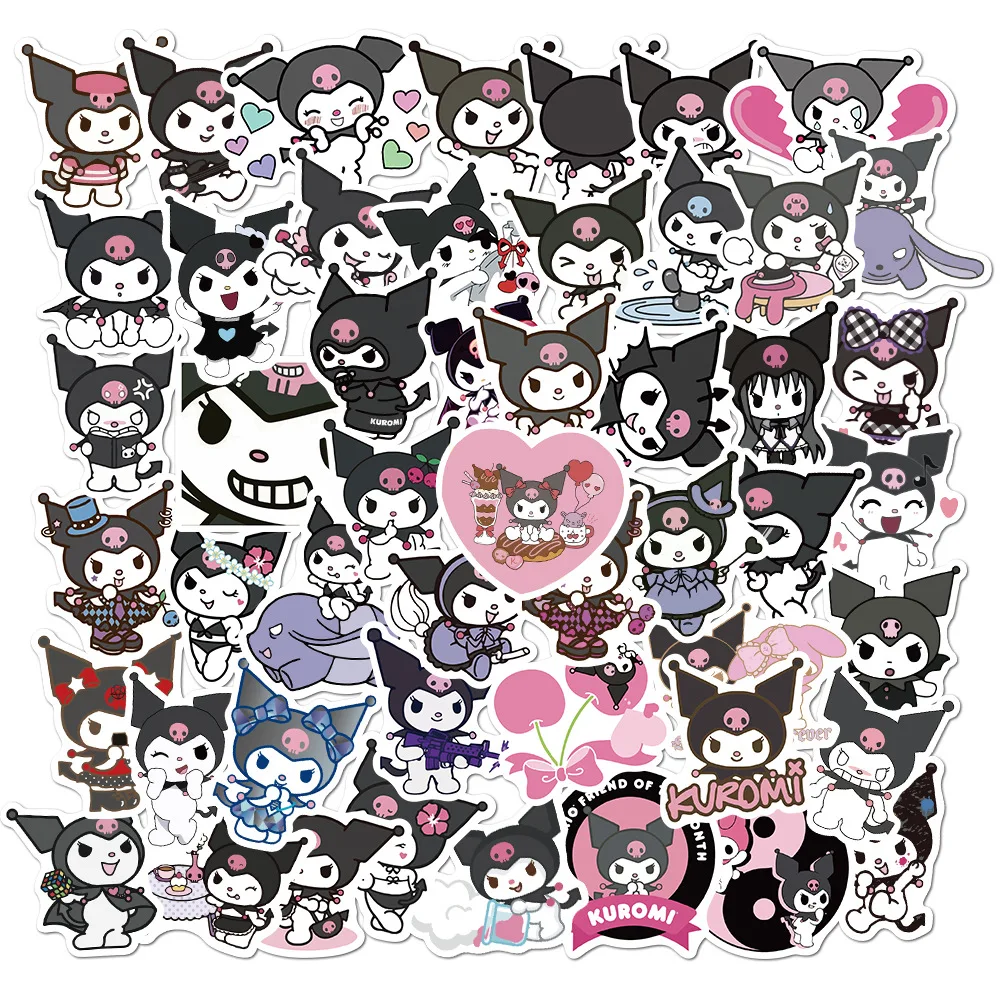 ZY3144S 50Pcs Cute Cartoon Figure Image Scrapbook Graffiti DIY Stickers Decorative Cup Guitar Laptop Luggage Waterproof Stickers