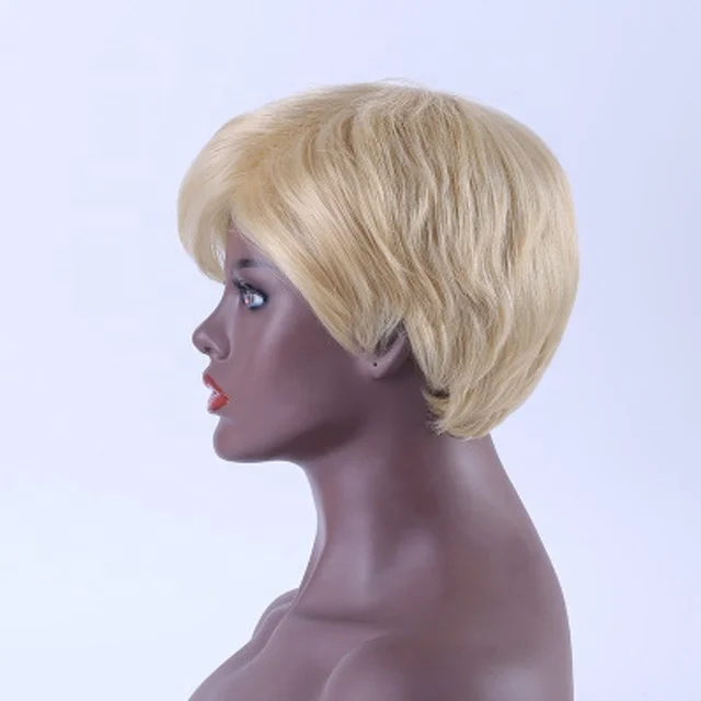 Wholesale Manufacturer Custom Natural Lifelike Short Straight Hair Lady Round Face Hair Style Light And Fluffy Female Wig