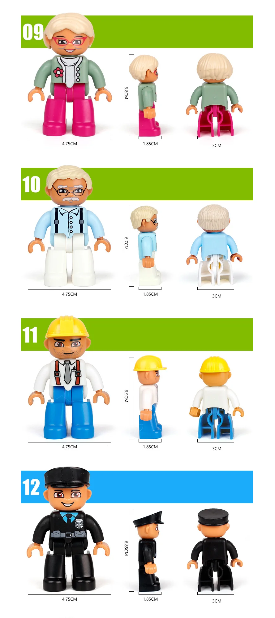 Mini Action Figures building block doll block figure toys