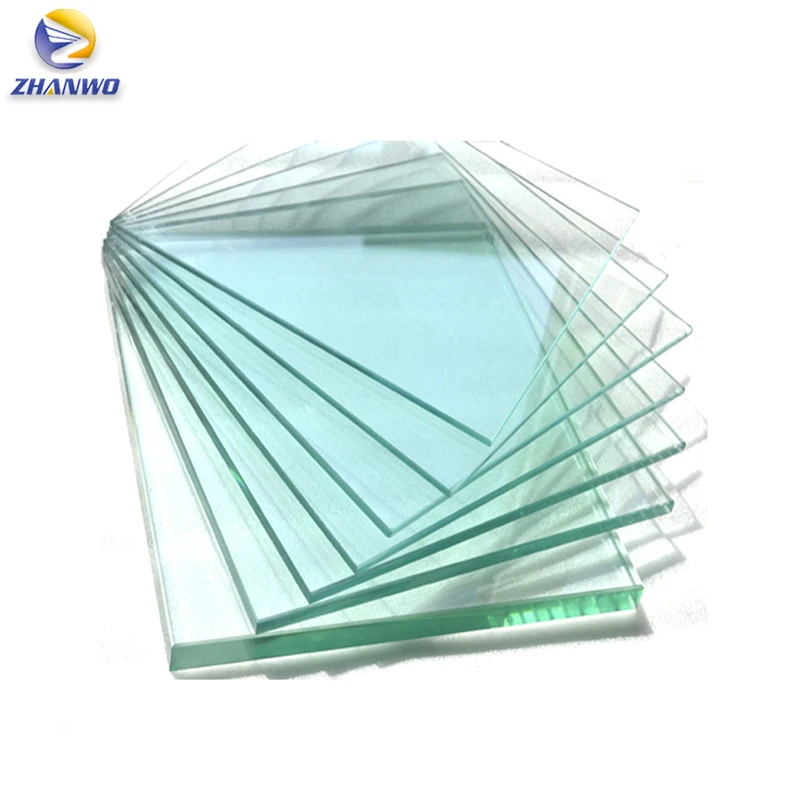 clear flat tempered glass panels for curtain wall