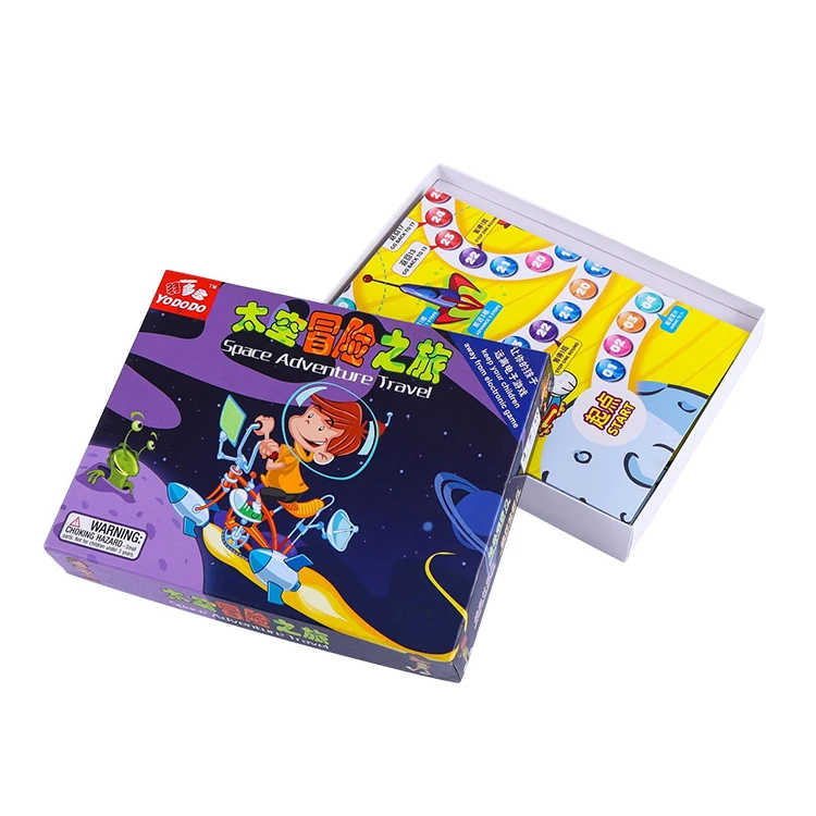 Hot sales customized children puzzle game printing colorful family board game