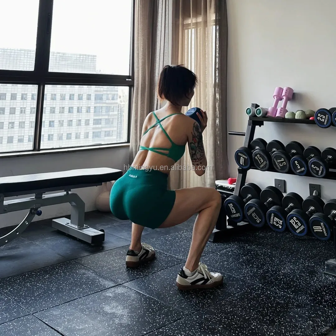 Certificated interlocking  gym floor mats gym floor tiles 10-50 mm thickness rubber floor tile for gym