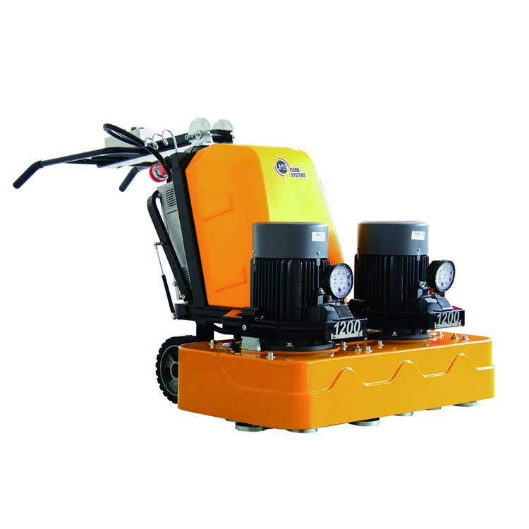 JS1200 сверхмощный 47-дюймовый бетоношлифовальный станок ротационный шлифовальный с 24 головками для мрамора и гранита