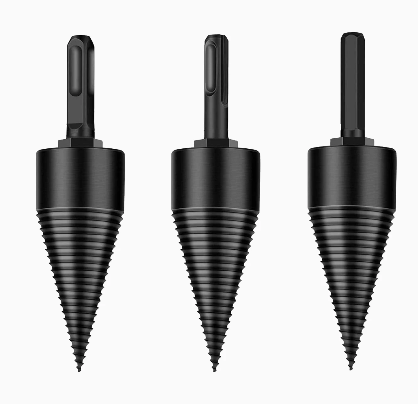 good quality high carbon steel or die steel wood splitter drill bit