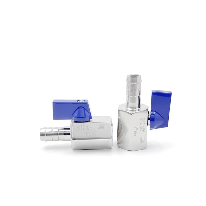 Stainless Steel Mini Pagoda Ball Valve Inverted Handle Small Ball Valve