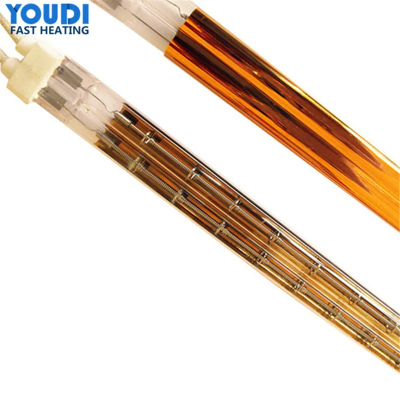 
twin tube halogen heater lamp, tungsten Quartz infared heating tube 