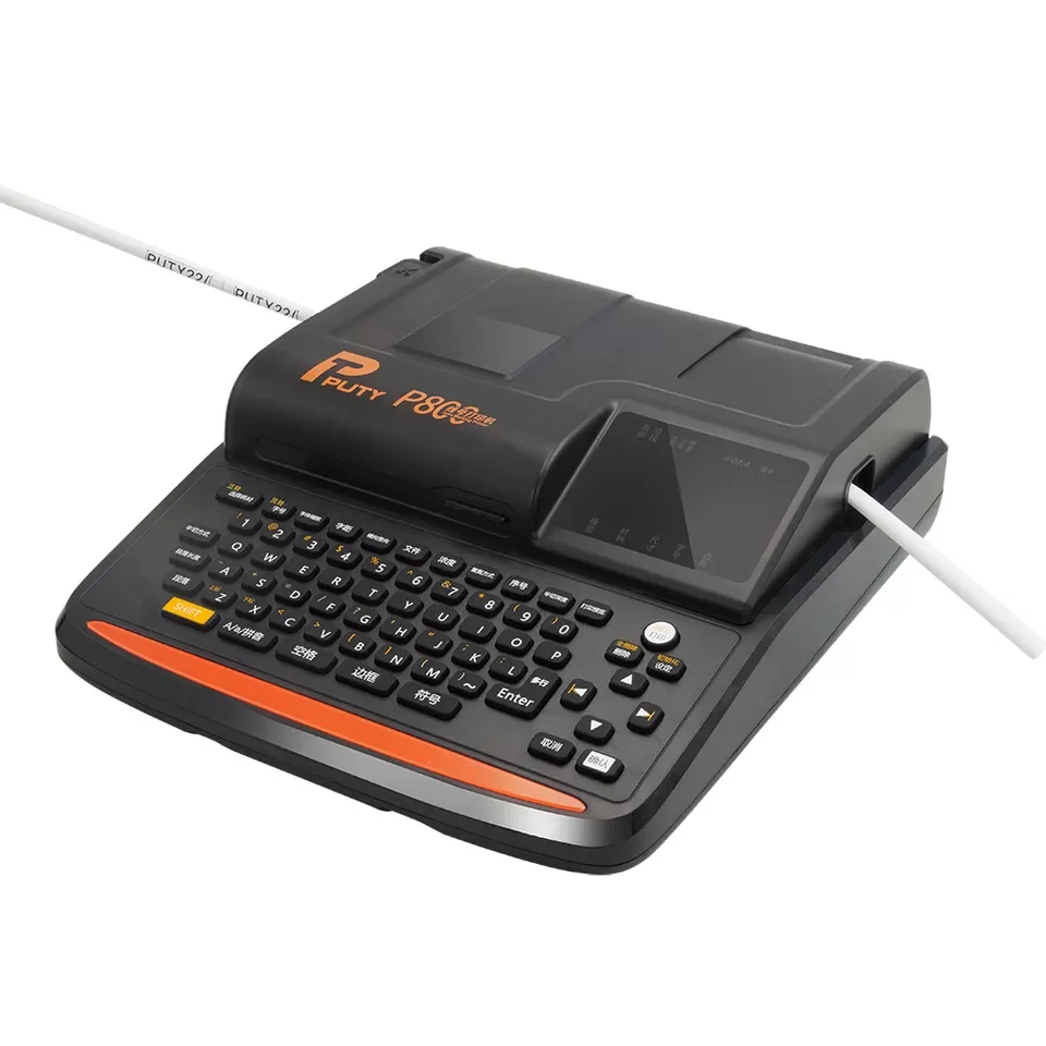 industrial thermal cable label tag printer label printer cable tag tube printer for sale