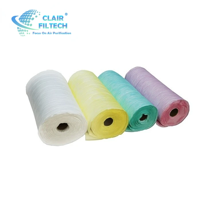 Synthetic Filter Bag Non-woven Paint Or Spray Booths Air Synthetic Pocket Paint Stop Glass Fiber Filter Media