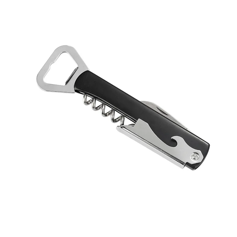 Multifunction Stainless Steel Corkscrew Portable Wine Bottle Opener Beer Opener with Custom Logo
