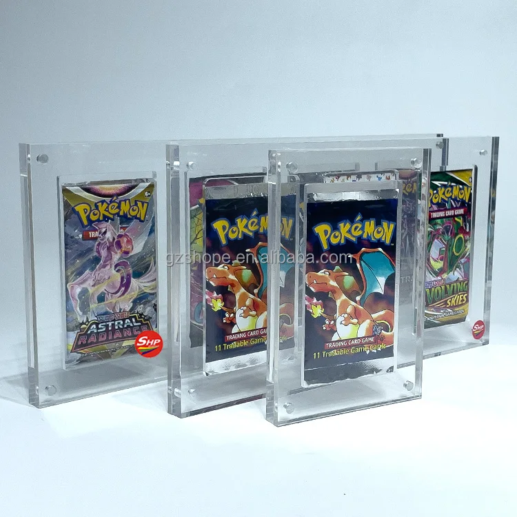 Прозрачный акриловый бустер Pokemon на заказ