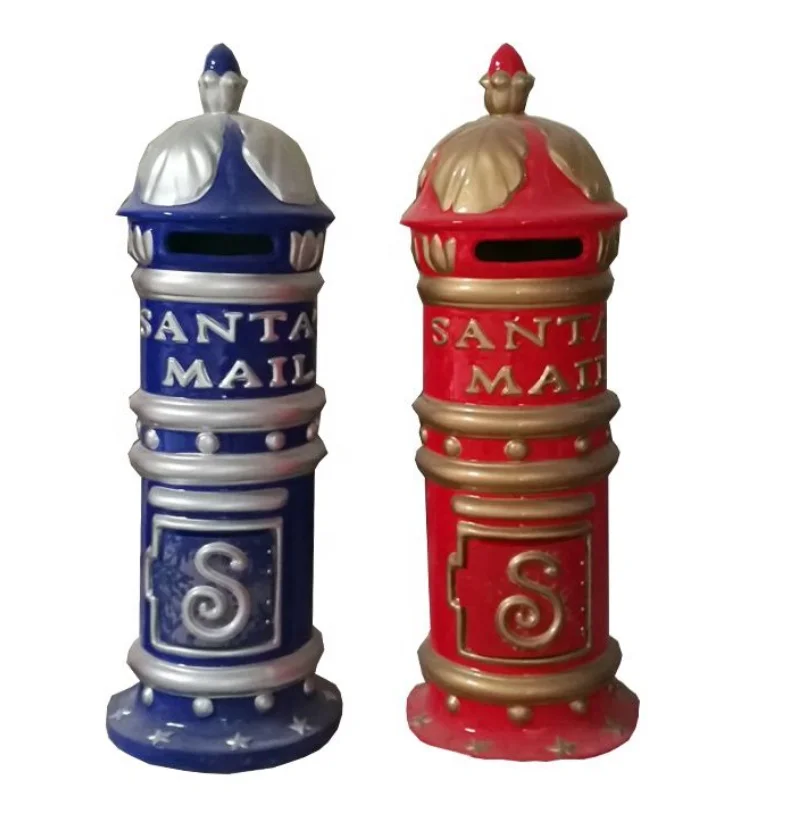 Новогодний декоративный почтовый ящик, 168 см