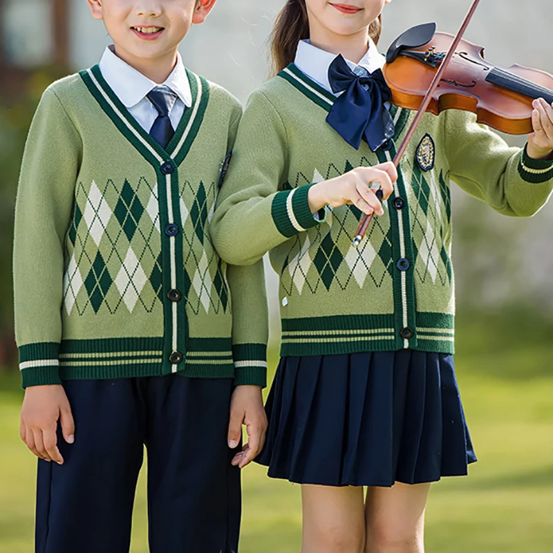 Vintage Plaid Knit Sweater Vests Stylish Autumn V-neck Panelled Sleeveless Jumpers Knitwear Warm Knitted Pullover