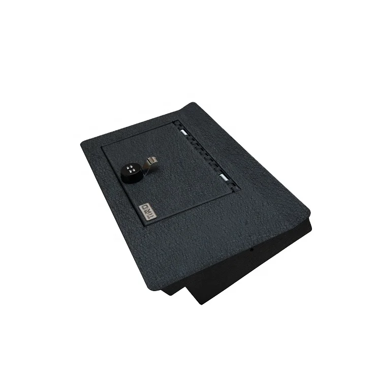 Tuojue Center Console Gun Safe Storage Box Console Vault Compatible with Ford Bronco Sport 2021 Super Duty Powder Coated Steel