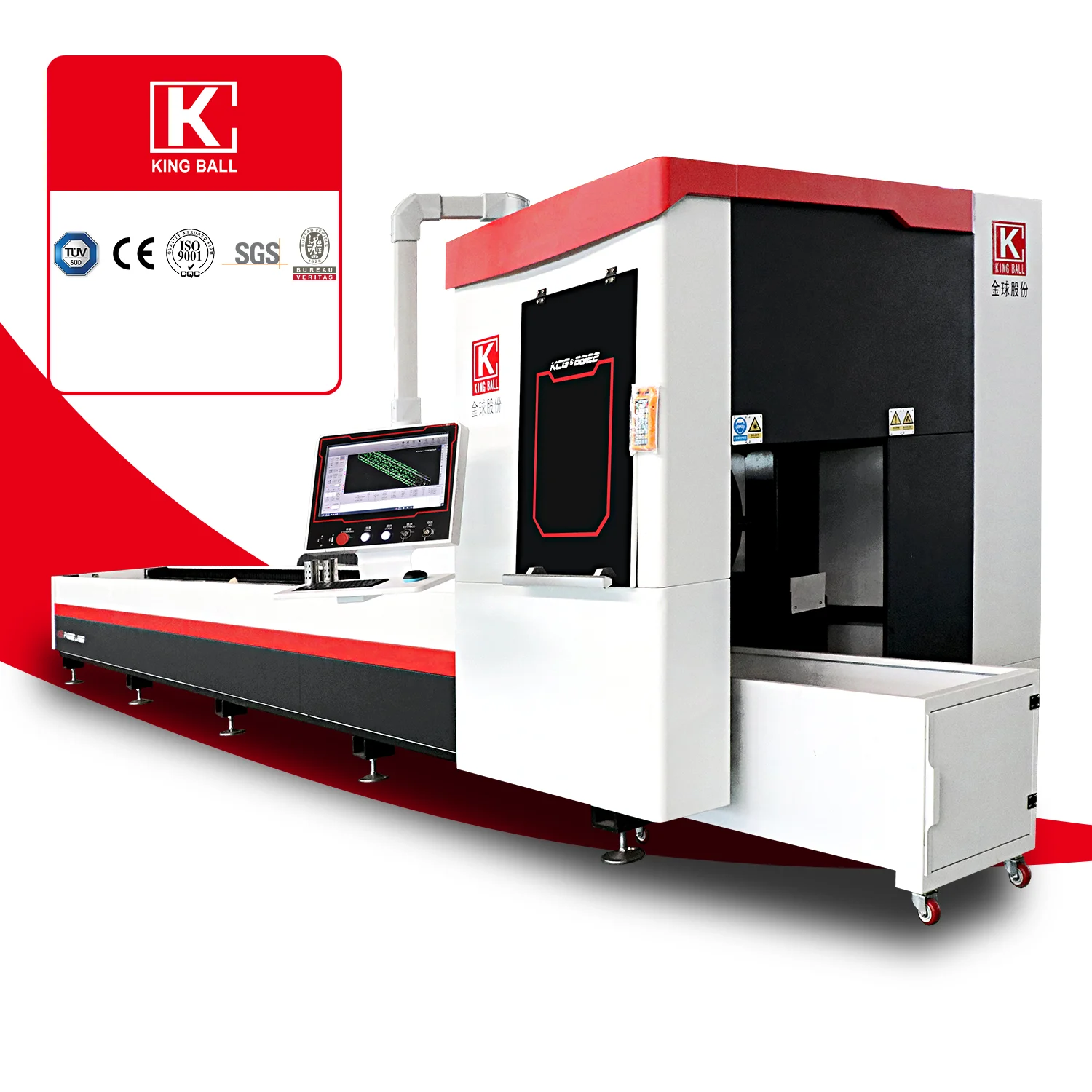 Laser Robotic Fiber Laser Cutting Machines 3kw 4kw 6kw Cutter Machine