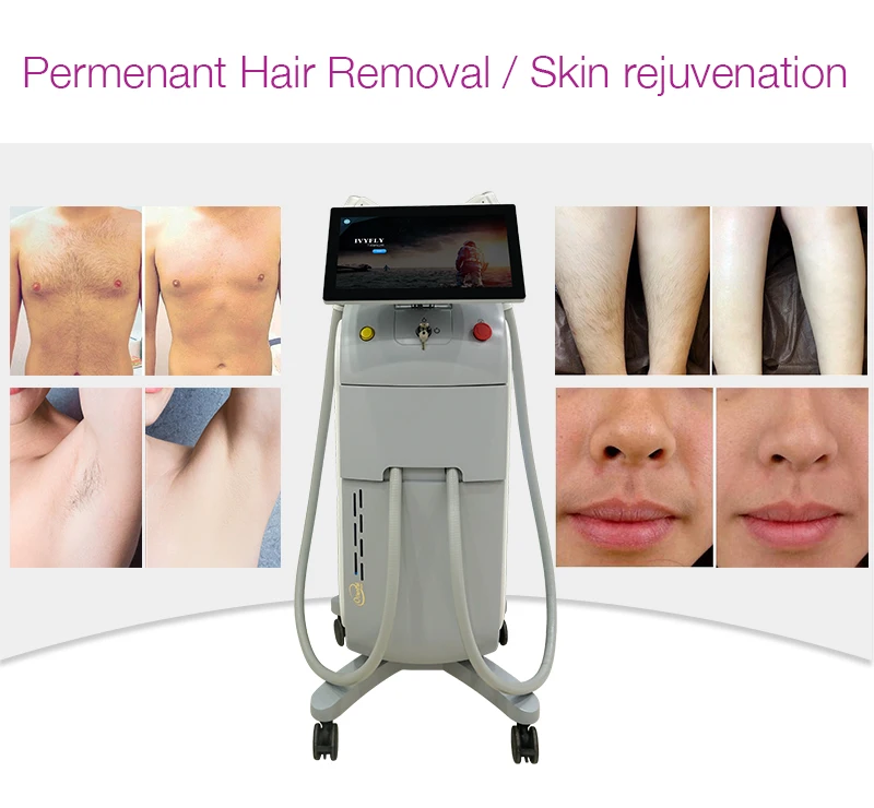 IVYLASER IVYFLY SPI X1 808nm 1000w us coherent bar permanent diode laser hair removal machine