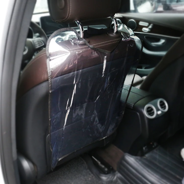 Wholesale transparent car accessories cover child foot pad car rear seat protector
