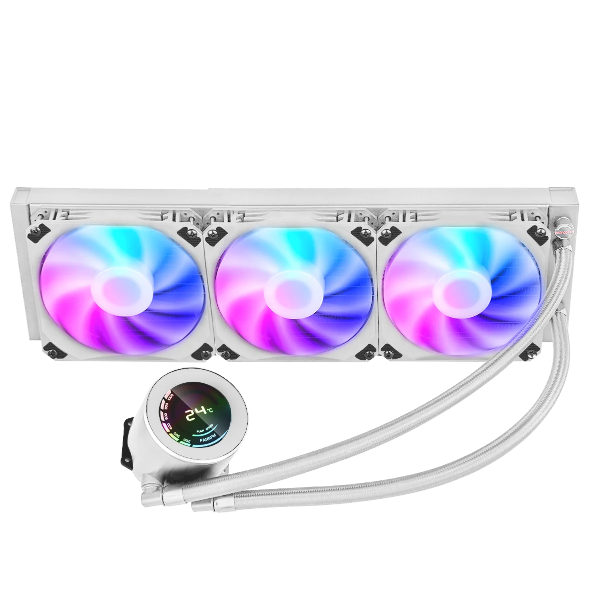 SAMA 360mm aio cpu liquid cooling water cooler kit PC system lcd display