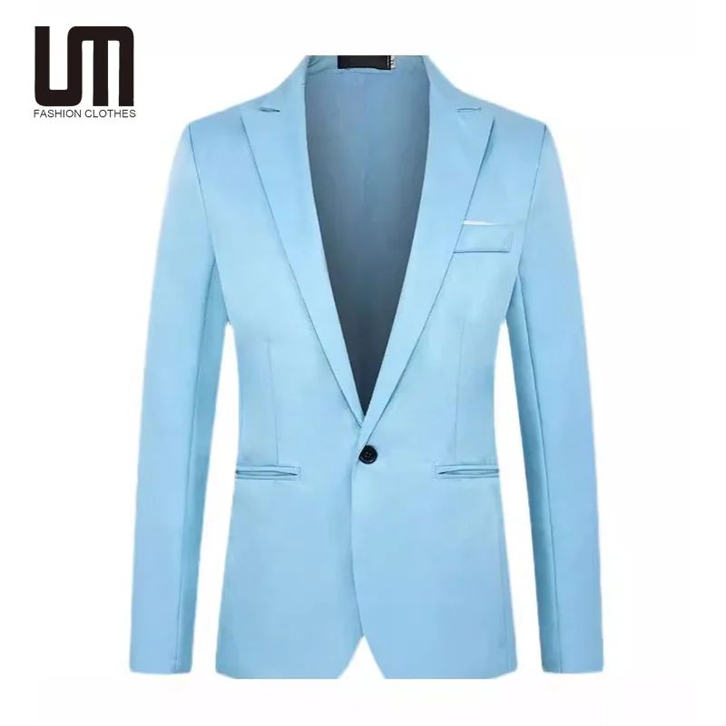 Liu Ming Custom Logo Wholesale 2025 Hot Products Fashion Business Casual Suits Slim Fit Jacket Blazers For Men