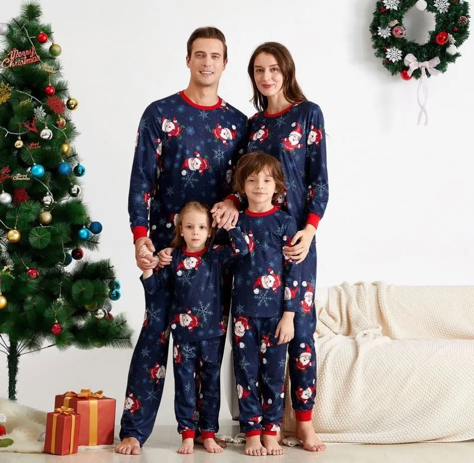 Christmas Pajamas Family Clothing Home Wear Christmas Pajamas Sets Parent-child outfit