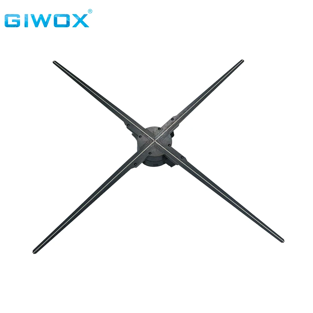  Giwox Holo 65SD 8 Гб 3D Голограмма дисплей вентилятор разрешение 1080P реклама видео