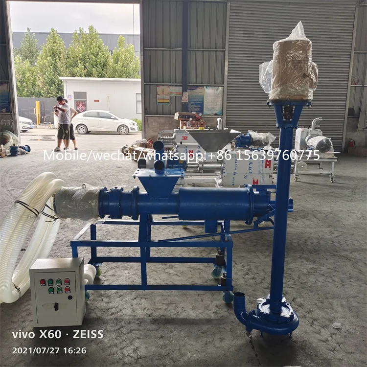Animal Manure Dewater Machine/screw Extrusion Solid-liquid Separator/cow Dairy Farming Equipment