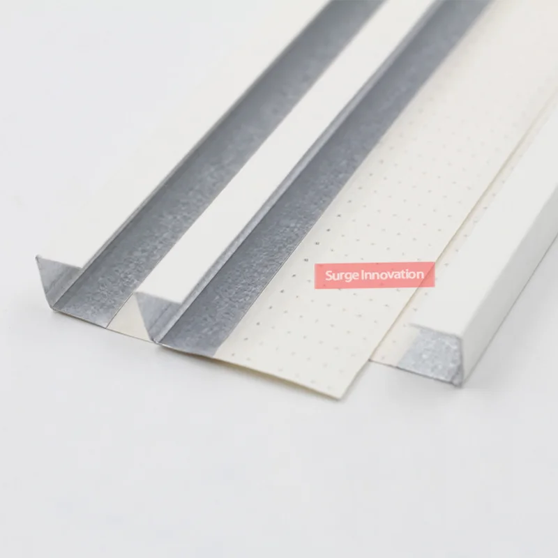 J metal corner bead adhesive