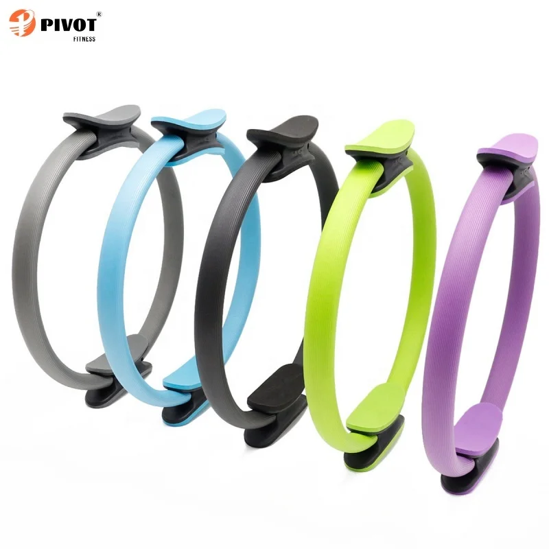 Wholesale Eco Friendly  Pilates Ring Yoga Resistance Ring Magic Ring 38cm Home Workout Stretch Exercise