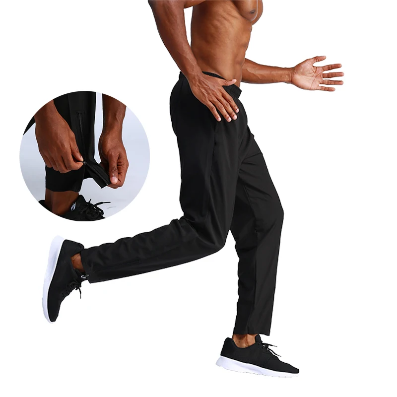 sports wholesale blank men jogger pants baggy black custom sweatpants men